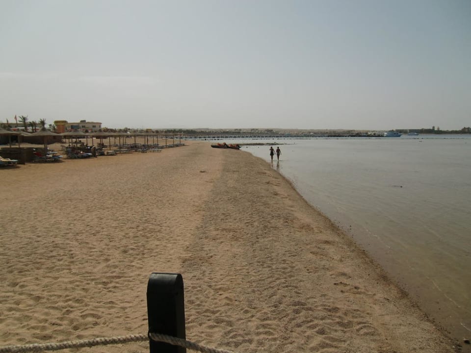 Alles sauber - Dank dem fleissigem Strandteam Stella Beach Resort & Spa Makadi Bay