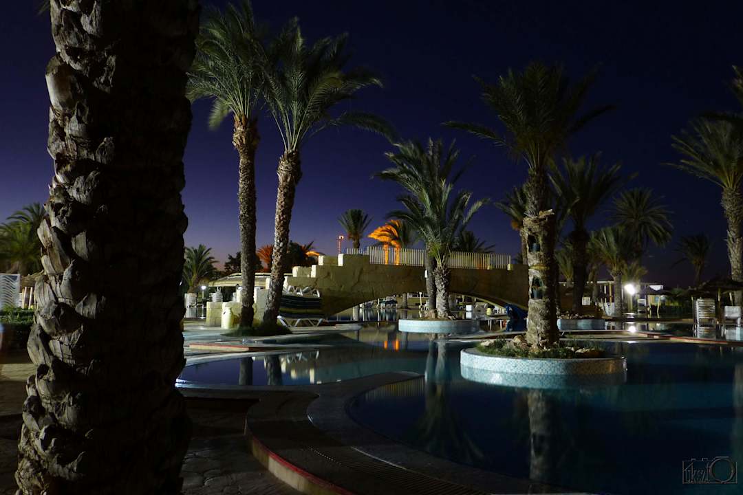 Hotel nocą Houda Golf & Beach Club