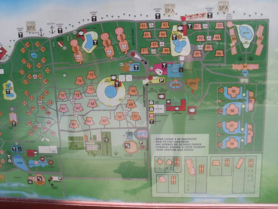 Übersichtsplan Hotel Grand Palladium Palace Resort, Spa & Casino