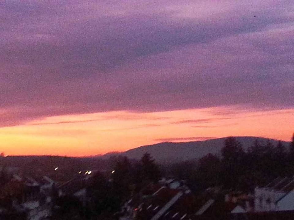 Sonnenaufgang vom Zimmer Best Western Plus Palatin Kongresshotel