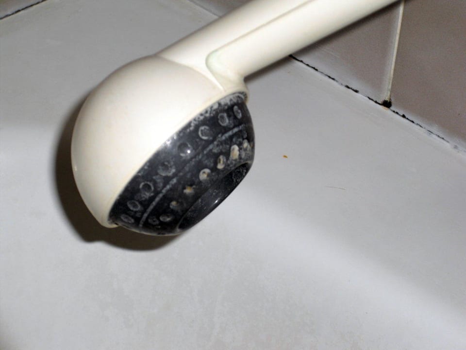 Versiffter Duschkopf im Badezimmer HSM Lago Park