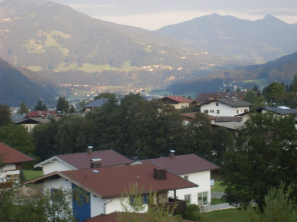 Der Blick von unserem Balkon Gasthof-Hotel Baumgarten