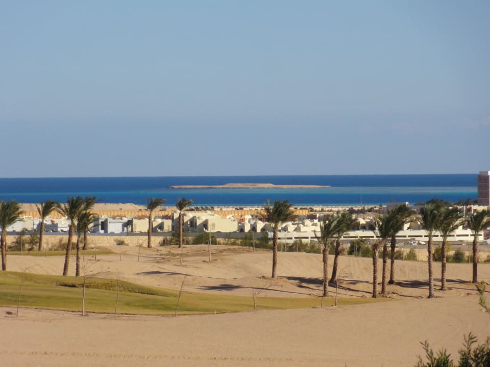 Ausblick beim Fühstücken Steigenberger Makadi Hotel - Adults only