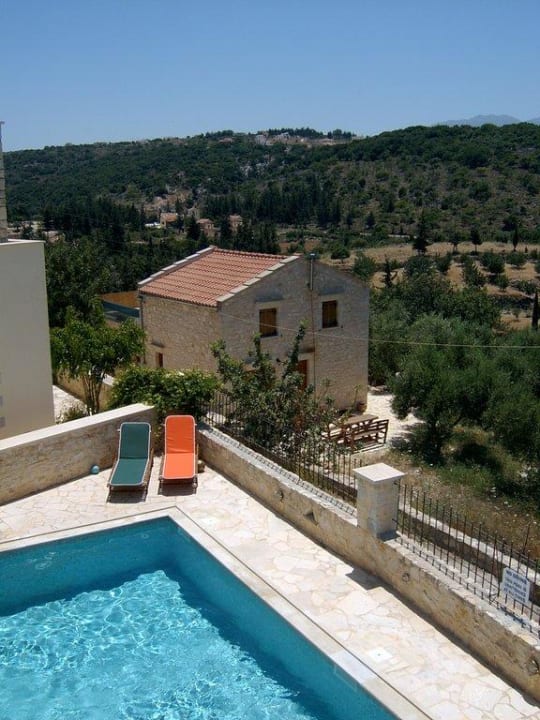 Blick von der Dachterrasse Hotel Vamos