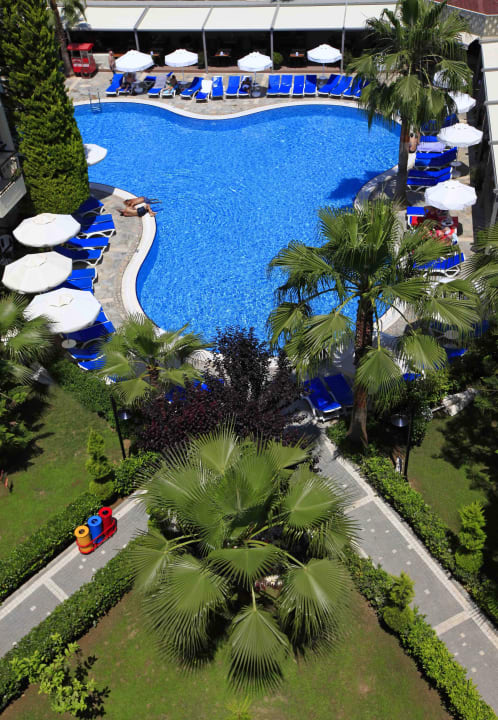 Pool from bancony Sun City Apartments