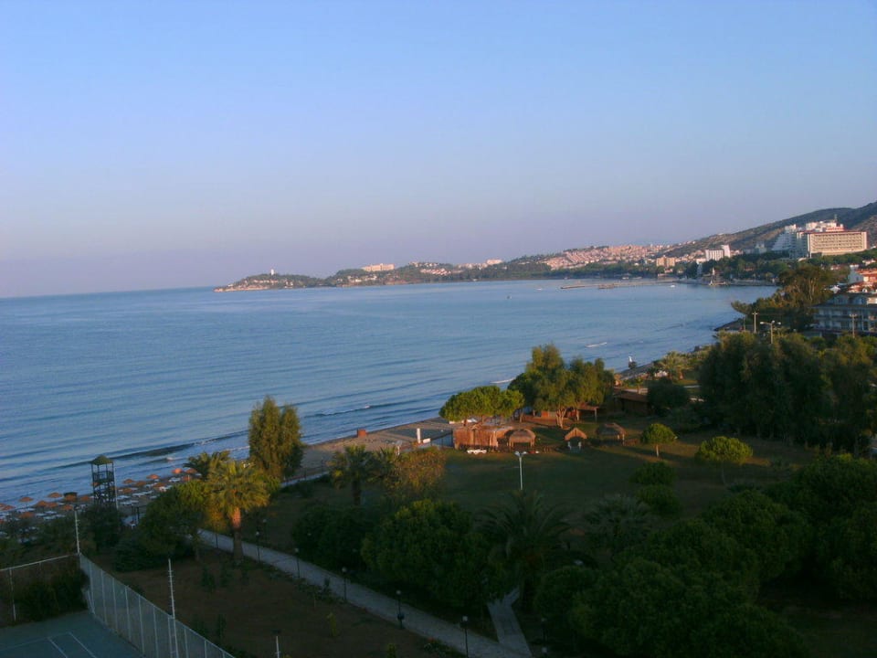 Aussicht vom Zimmer zum Meer Hotel Ephesia