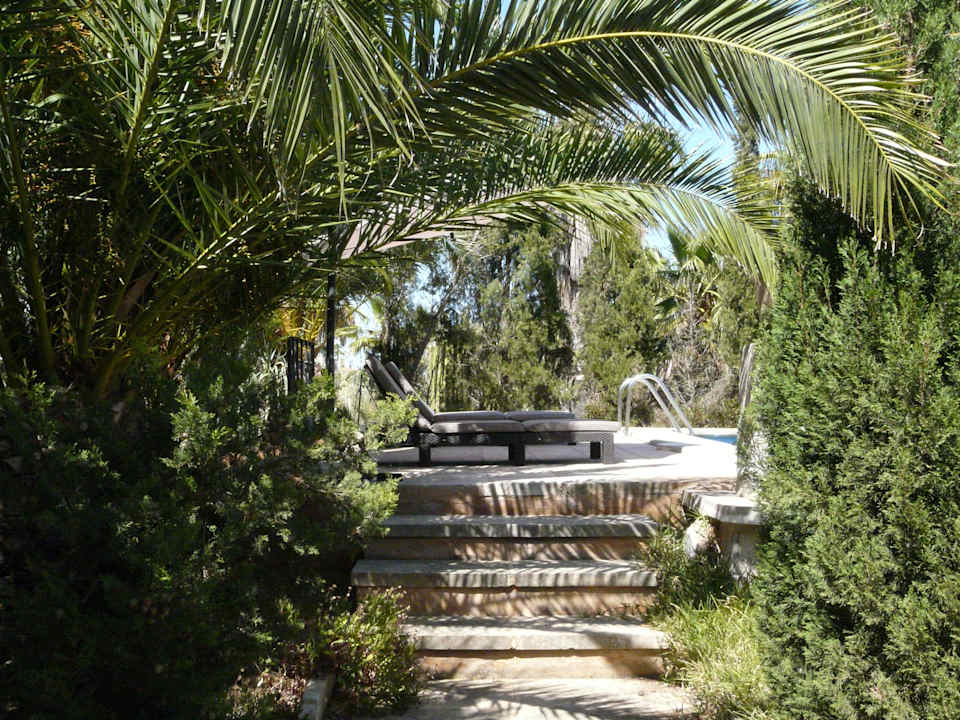 Entrada piscina Finca Es Palmer