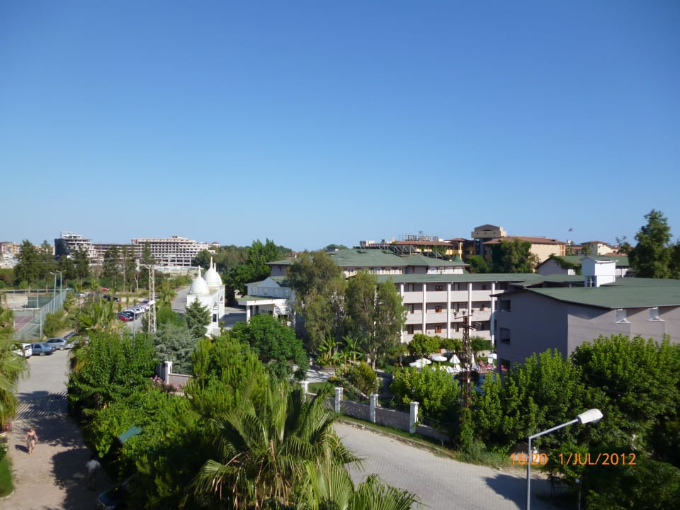 Sicht aus Zimmer Nr. 407 Seaden Corolla Hotel
