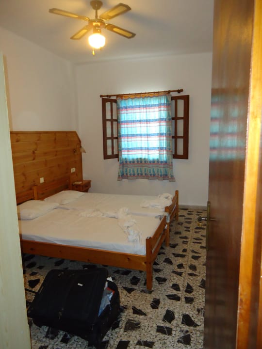 Sypialnia Spiros & Soula Apartments