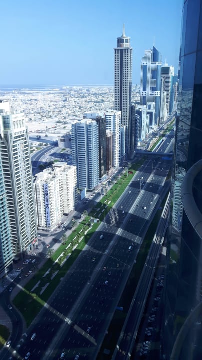 Ausblick vom Fenster 46. Etage Rose Rayhaan by Rotana