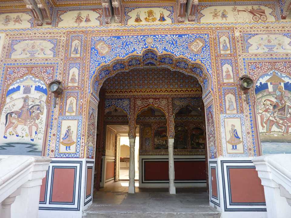 Nebeneingang Hotel Mandawa Castle