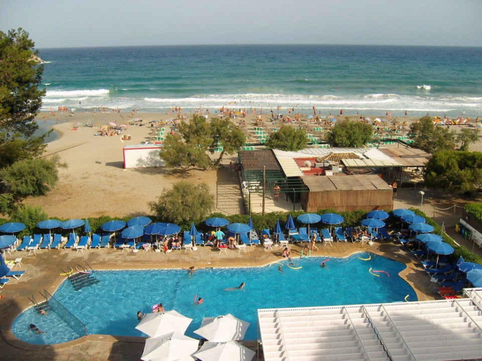 Blick vom Balkon 5. Etage Universal Hotel Castell Royal