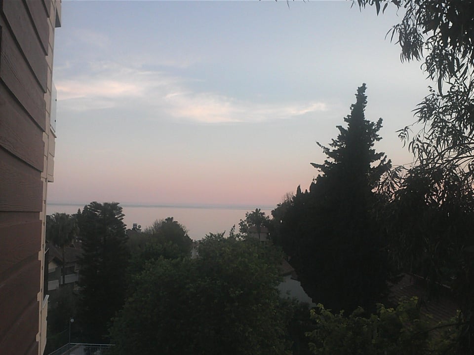 Abendblick vom Balkon Hotel Sirma