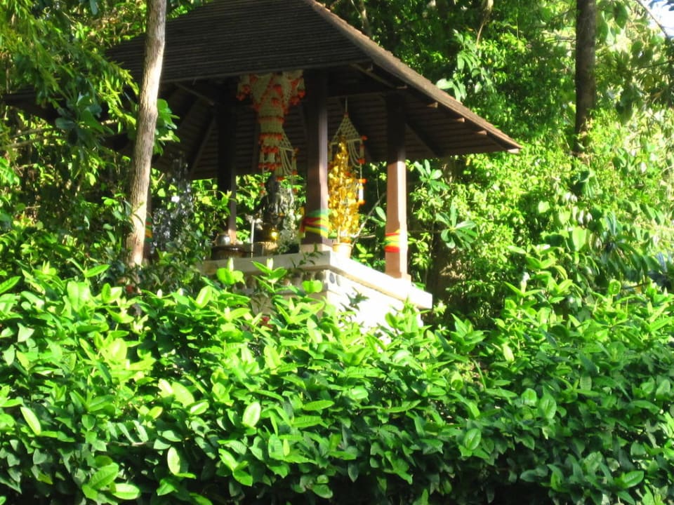 Tempelchen an der Lobby Hotel Pimalai Resort & Spa