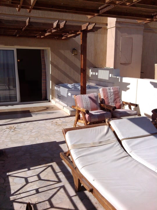 Terrasse des Zimmers Imperial Shams Abu Soma