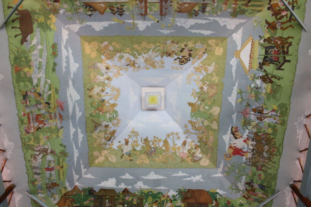 Deckenmalerei in der Lobby Paradisus by Melia Bali