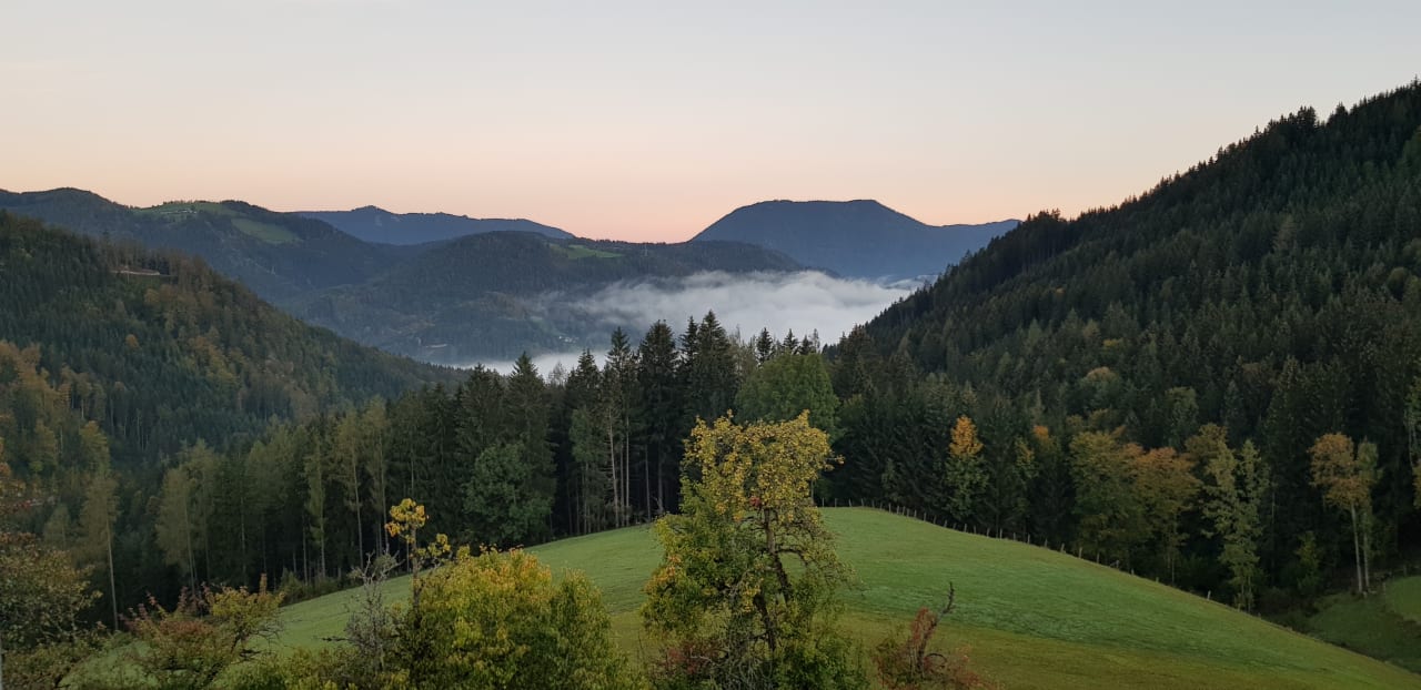Ausblick Bergbauernhof Klein Schöntal