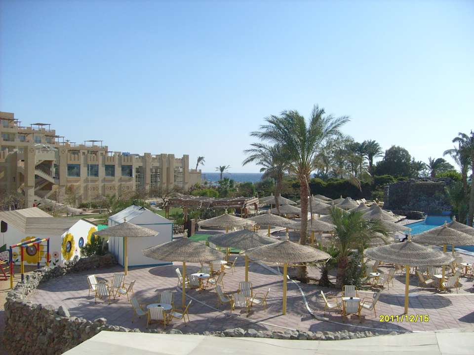 Blick von der Terrasse Shams Safaga Resort