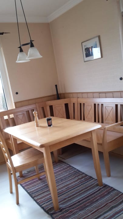 Küche mit Sitzecke Ferienhaus Jasmin