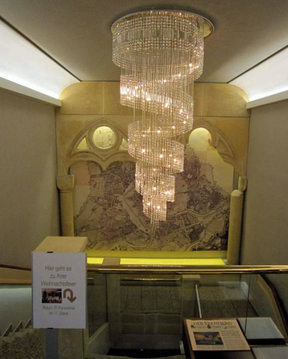 Staircase from restaurant Hotel Am Parkring