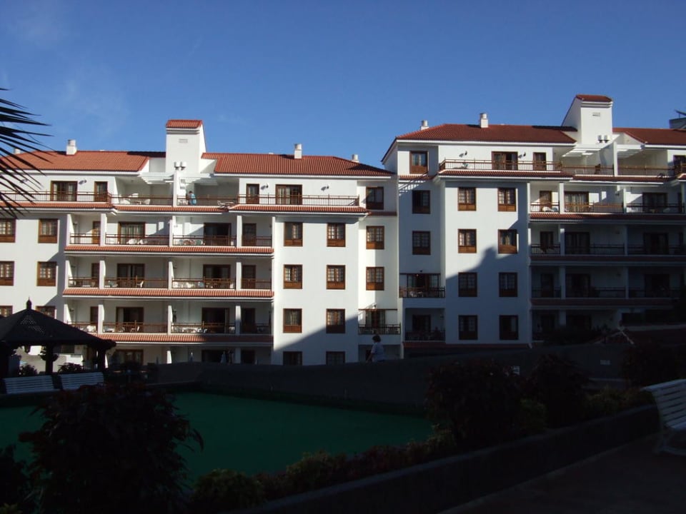 Blick auf den Innenbereich des Hotels Apartamentos Casablanca