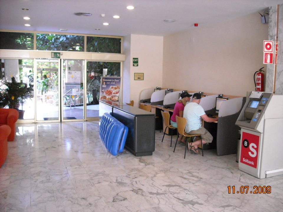 Internetecke/Zugang zur La Choza Bar Gran Canaria Princess