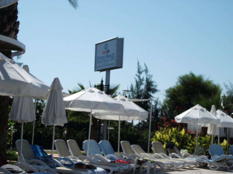 Liegen am Pool Sunis Evren Beach Resort Hotel & Spa