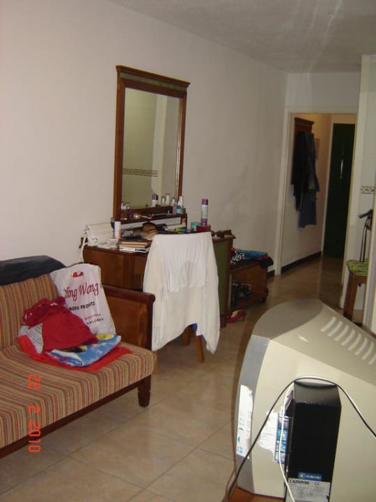 Flur-Küche-Wohnzimmer Apartamentos Las Faluas