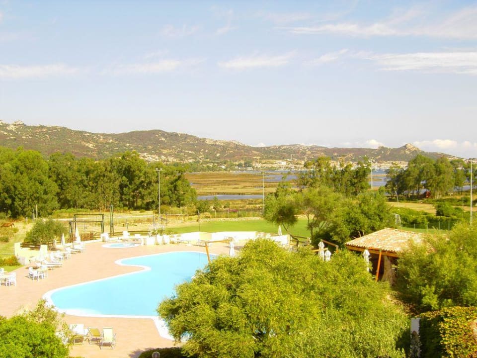 Blick von der großen Panoramaterrasse Hotel Airone