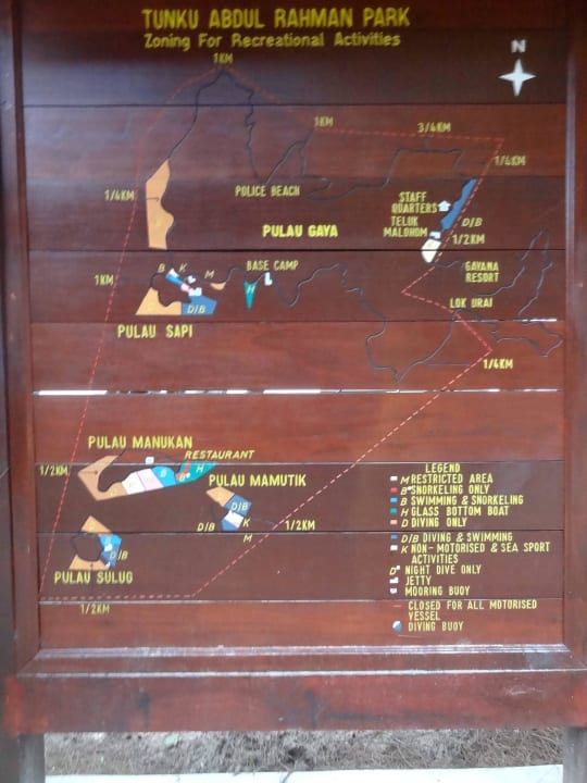 Plan Hotel Manukan Island Resort