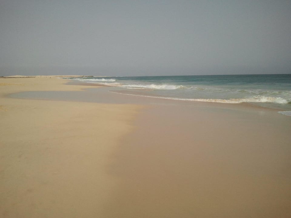 Strand Blick Richtung Osten Hotel Riu Touareg