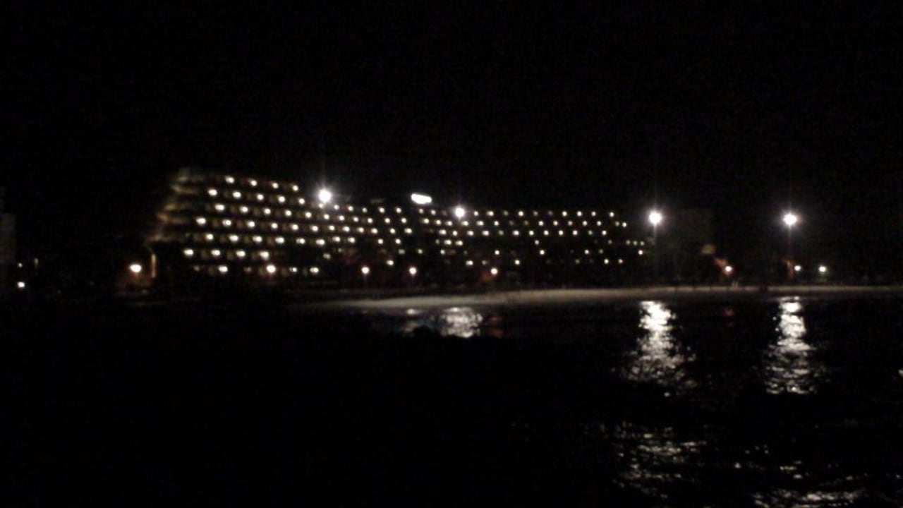 Hotel Abendbeleuchtung Hipotels Mediterraneo