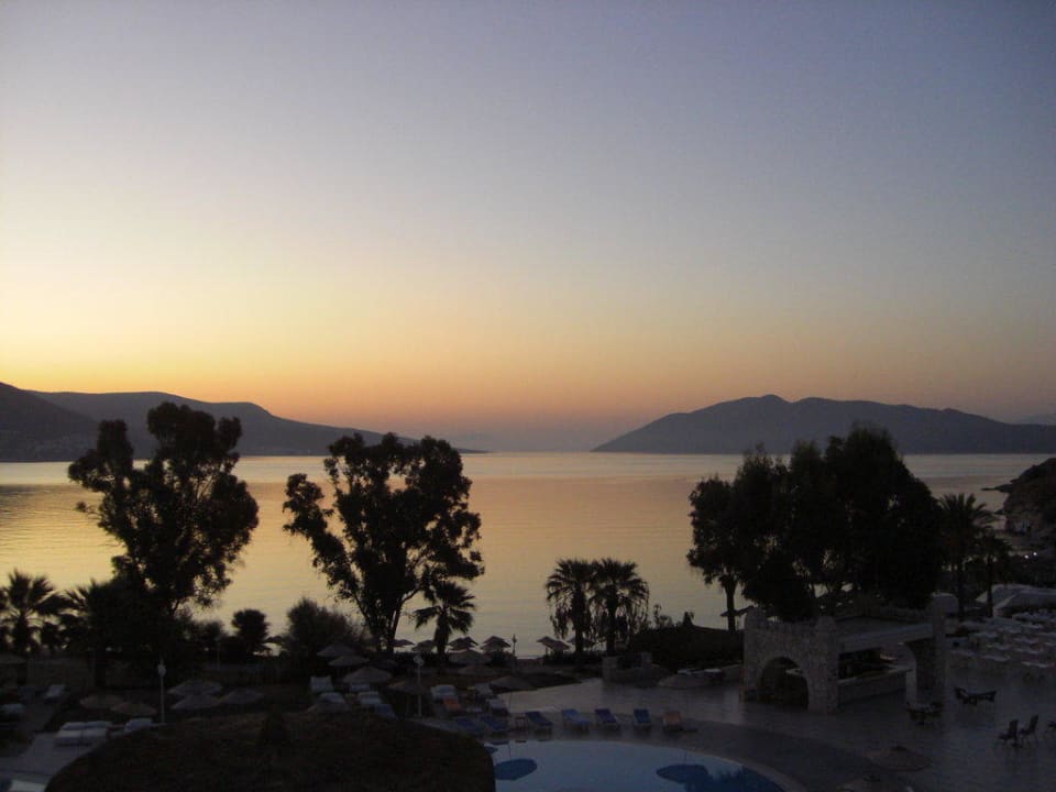 Kurz vor dem Sonnenaufgang Salmakis Resort & Spa