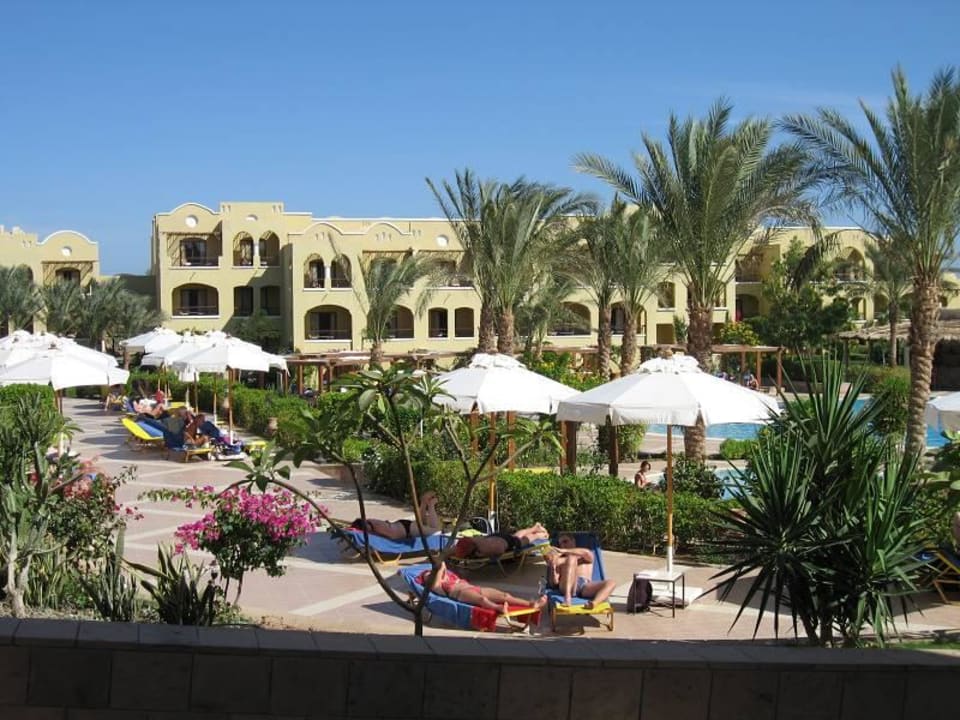 Liegestühle "Obere Etage" Hotel JAZ Makadi Star & Spa