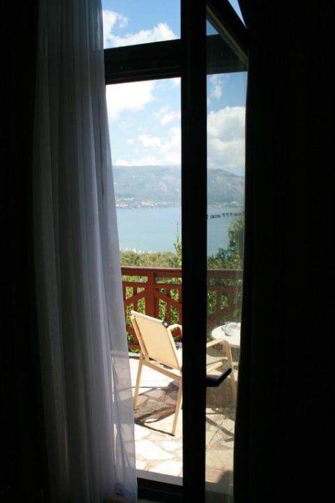 Blick aus dem Zimmerfenster Grecotel LUXME Daphnila Bay