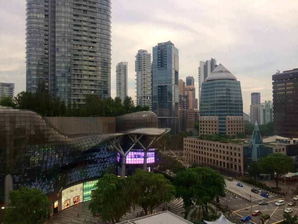 Ausblick Singapore Marriott Tang Plaza Hotel