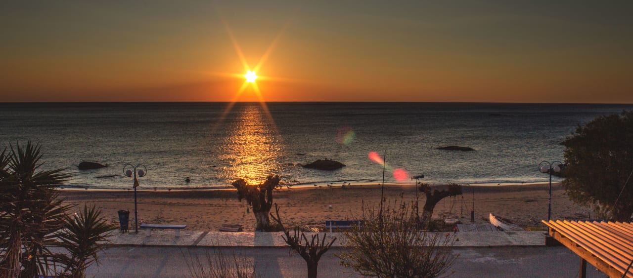 Ausblick George Apartments Stegna