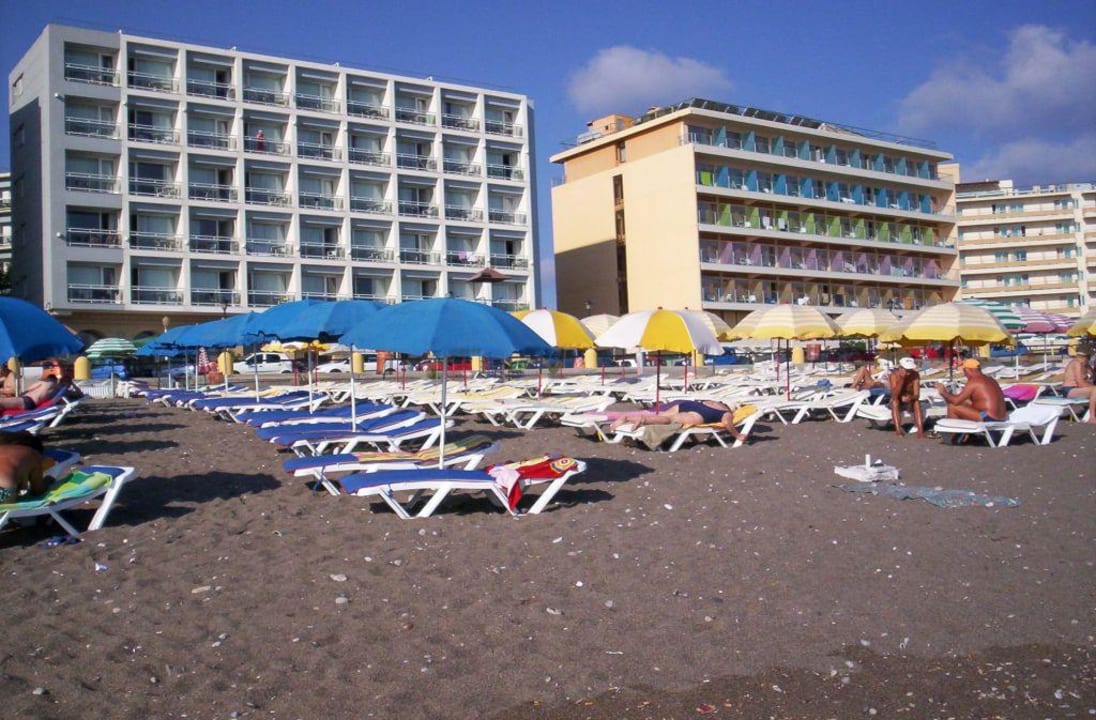 Ibiscus Strandseite Ibiscus Hotel Rhodos