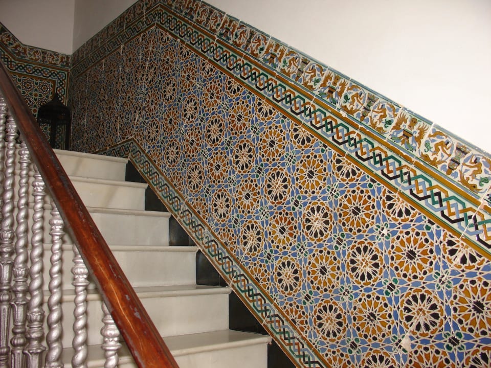 Beautiful stairway Hotel Amadeus Sevilla