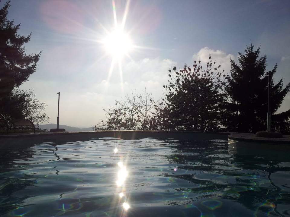 Abendstimmung am Pool B&B All'ombra del Pero