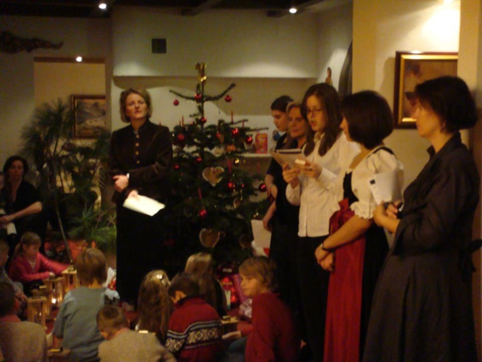 Weinachtsfeier 2008 Familienhotel Hinteregger