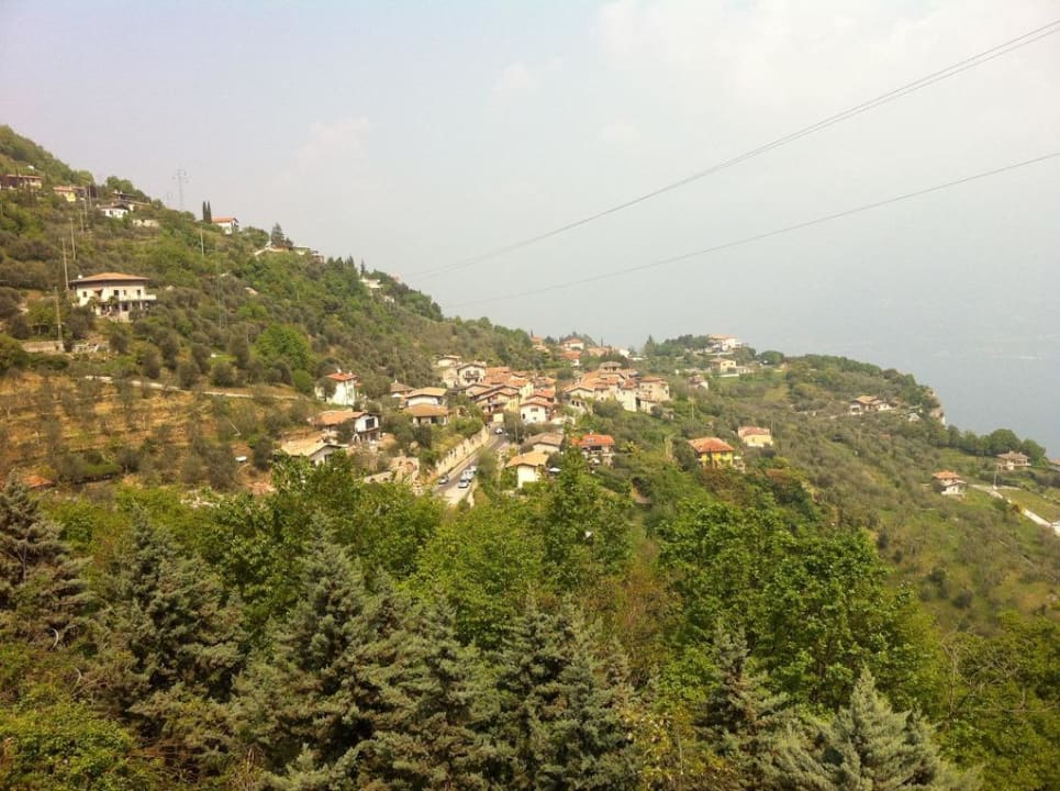 Blick vom Balkon Gardasee/Umgebung Village Hotel Lucia