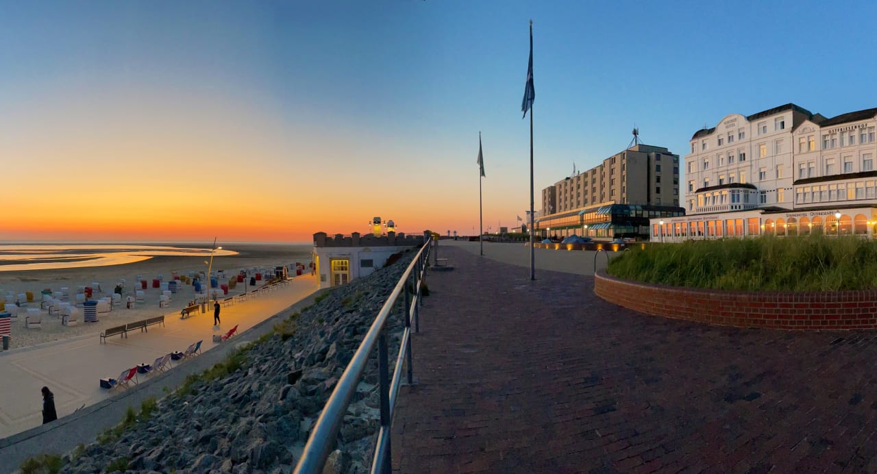 Außenansicht Nordsee Hotel Borkum
