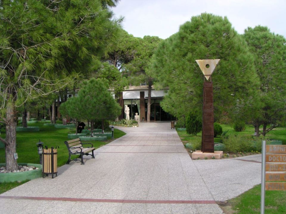 Innenhof zur Rezeption Voyage Belek Golf & Spa