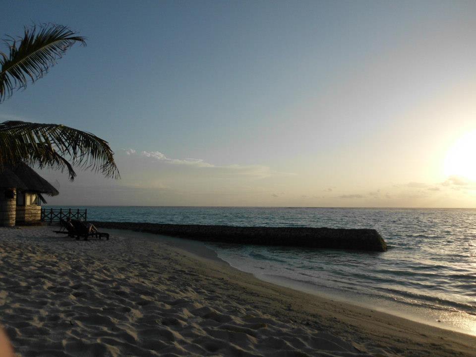 Ausblick von der Ostseite / alte Bar Summer Island Maldives