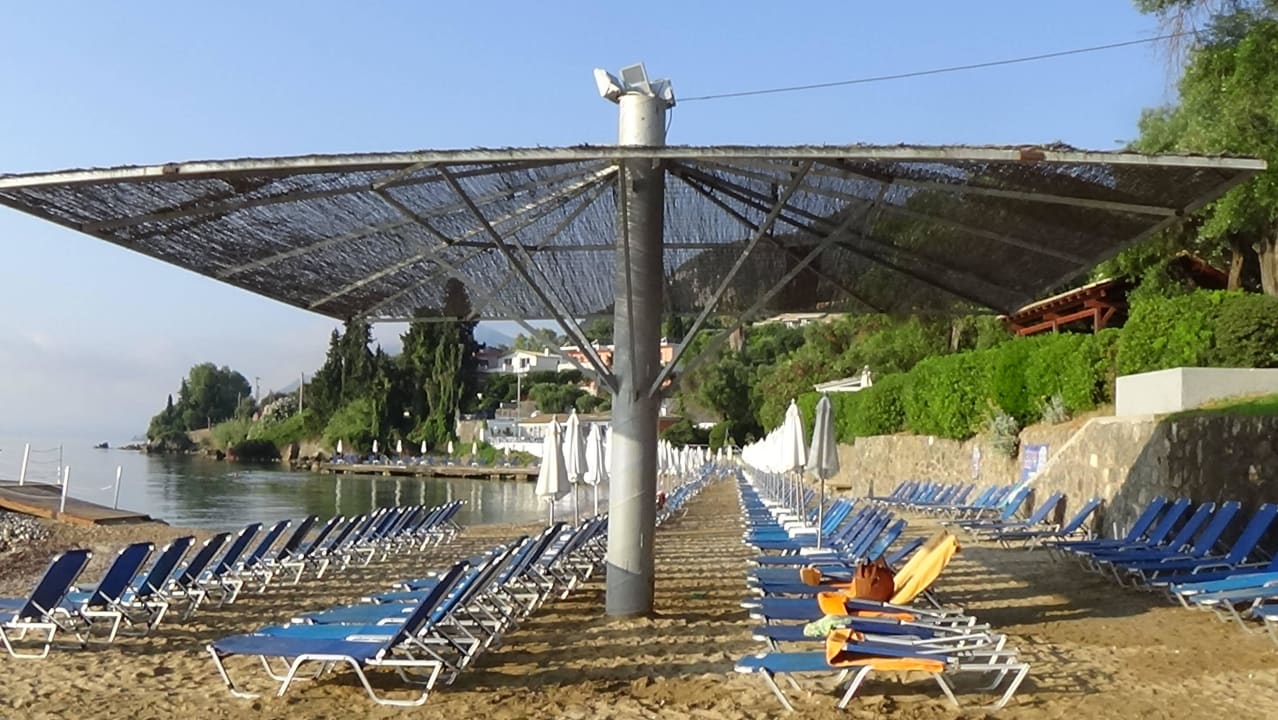 View of beach Aeolos Beach Resort