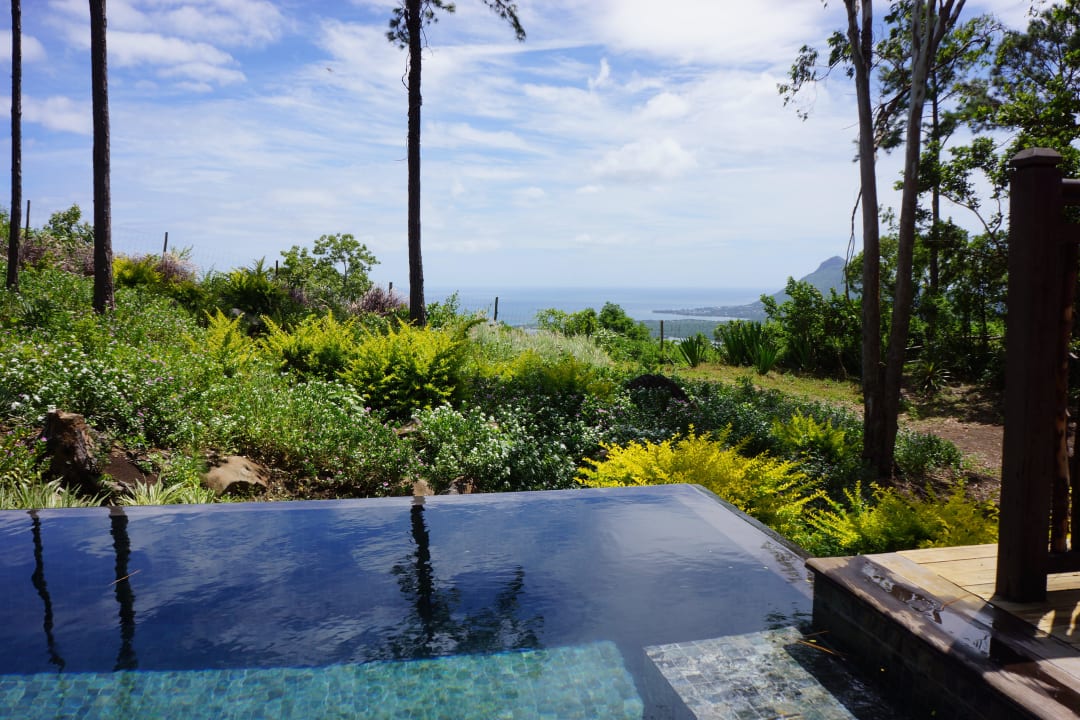 Suite Piton Riviere Noire, Pool und Meerblick Lakaz Chamarel Exclusive Lodge