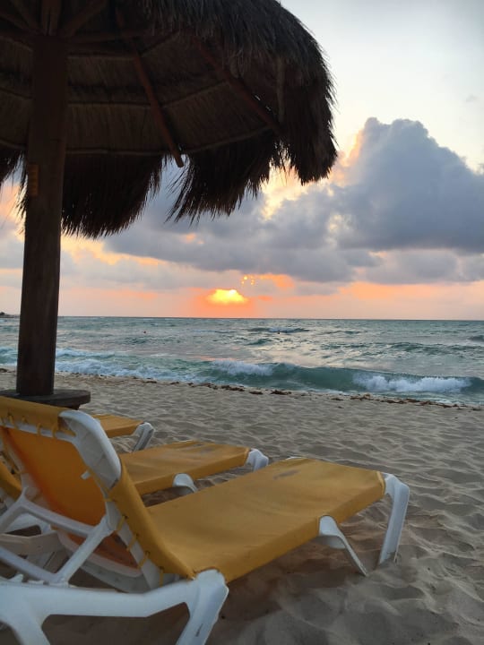 Hotelstrand um 6.30 Uhr Iberostar Waves Paraiso del Mar