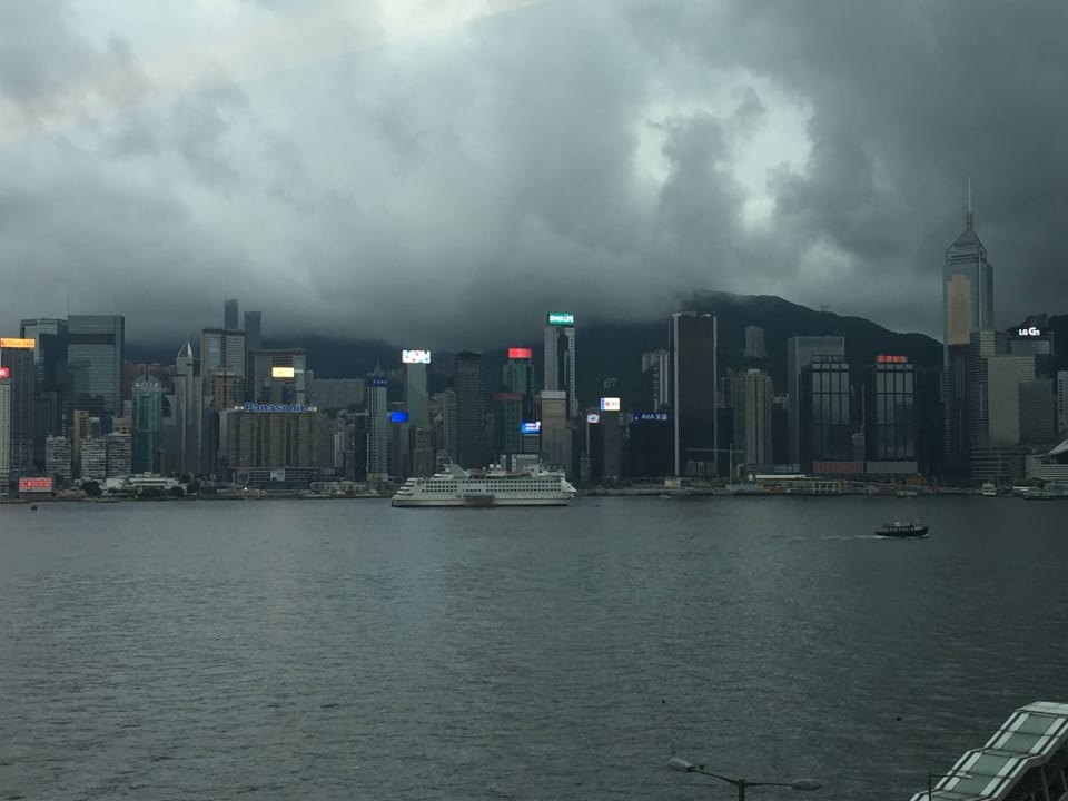 Blick auf Hongkong InterContinental Hotel Grand Stanford Hong Kong