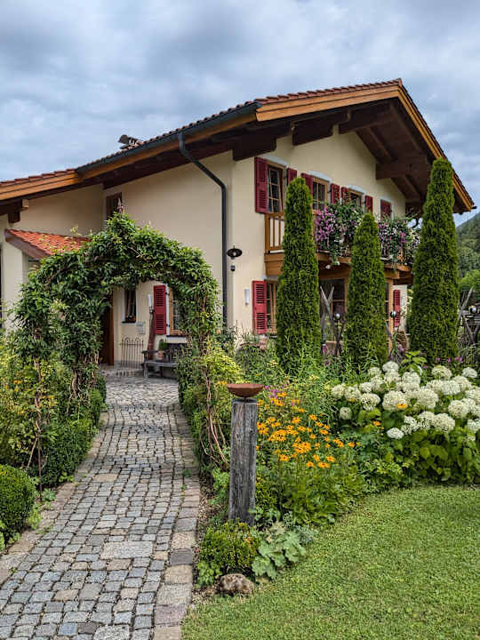 Gartenanlage Ferienwohnung Stöberl